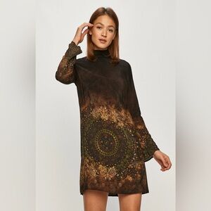 Desigual Buenos Aires‎ Long Sleeve Boho Dress